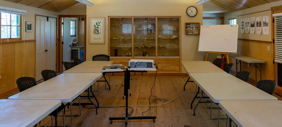Interior view of SRER classroom and lecture hall