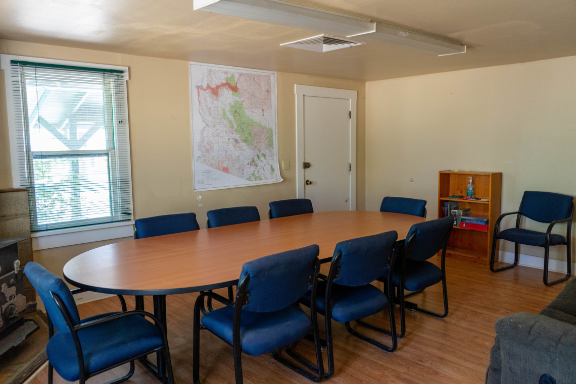 SRER Bunkhouse conference/dining area