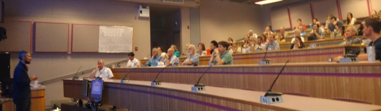 Mike Crimmins presents his talk on “Rain Days to Dry Spells” during the afternoon session of the 11th Annual RISE Symposium on 18 October 2014.